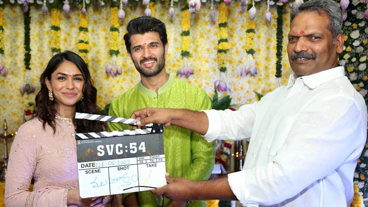 Vijay Deverakonda & Mrunal Thakur New Movie Opening | #VD13 | Parasuram Petla |  Manastars
