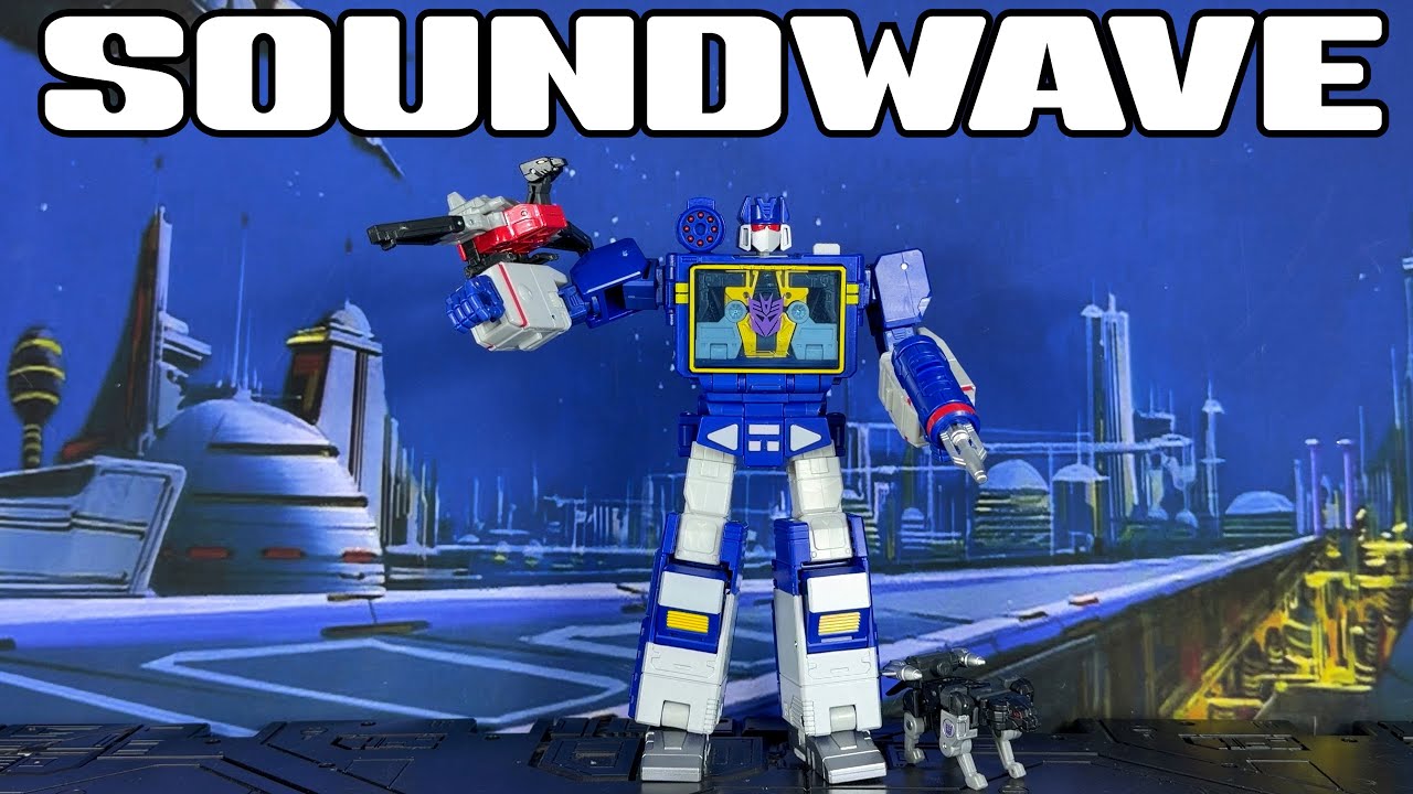 Transformers Studio Series SOUNDWAVE Review