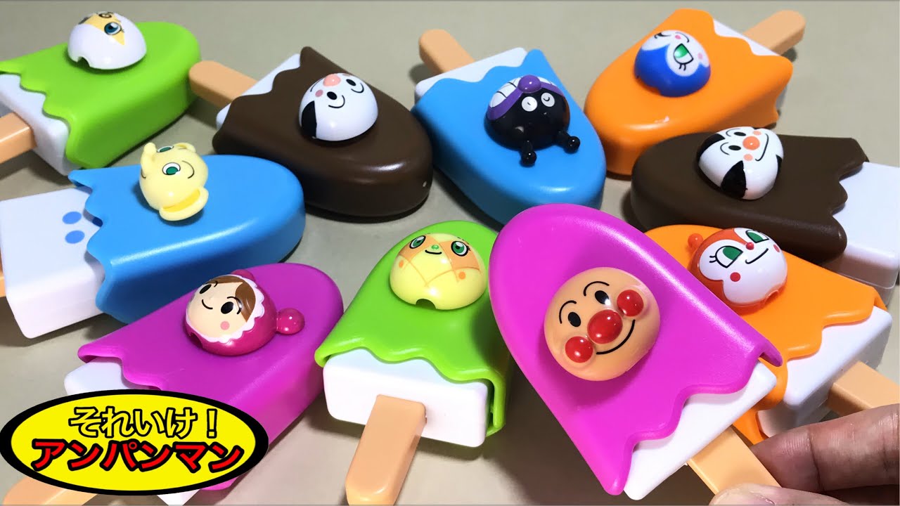 Изучай цифры и английский, играя с мороженым Anpanman Toy! Учимся считать 1-10