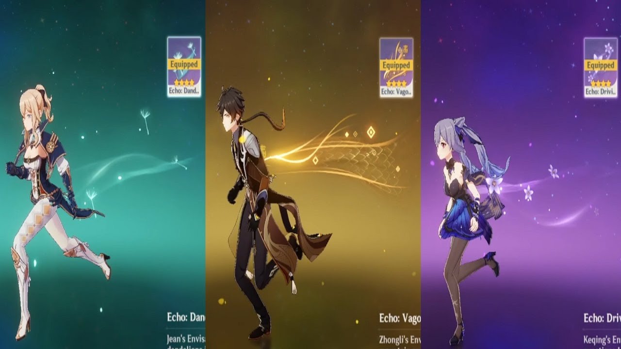 Envisaged Echoes - Jean, Zhongli & Keqing 【Genshin Impact】