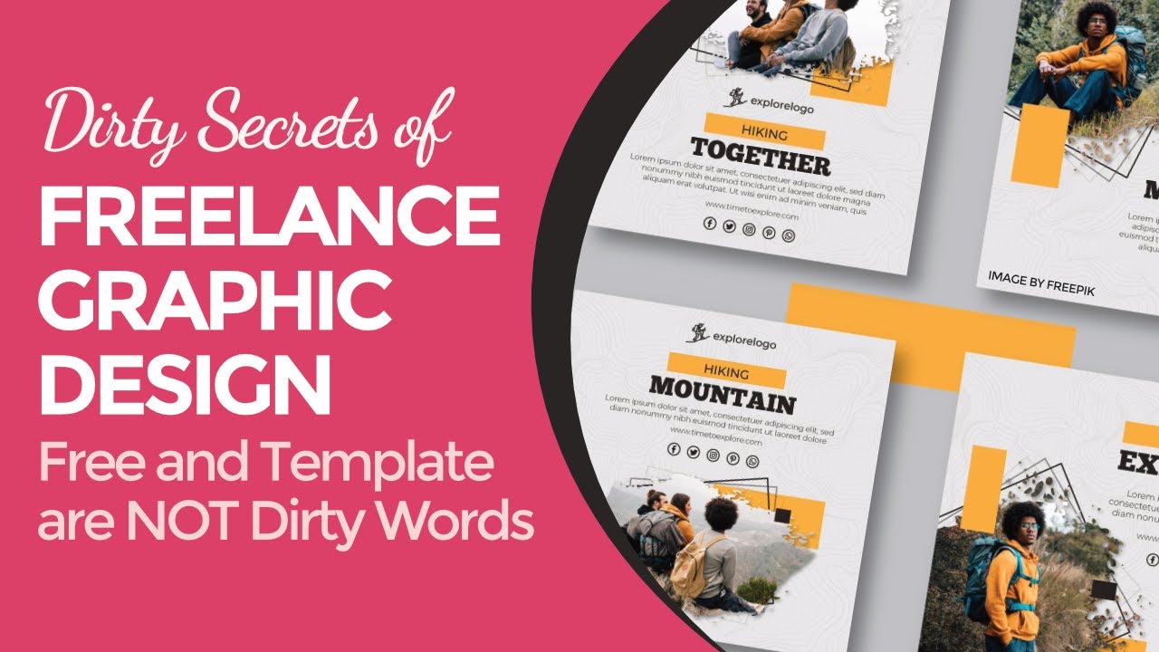 Dirty Secrets of Freelance Graphic Design -- Free and Templates are NOT Dirty Words