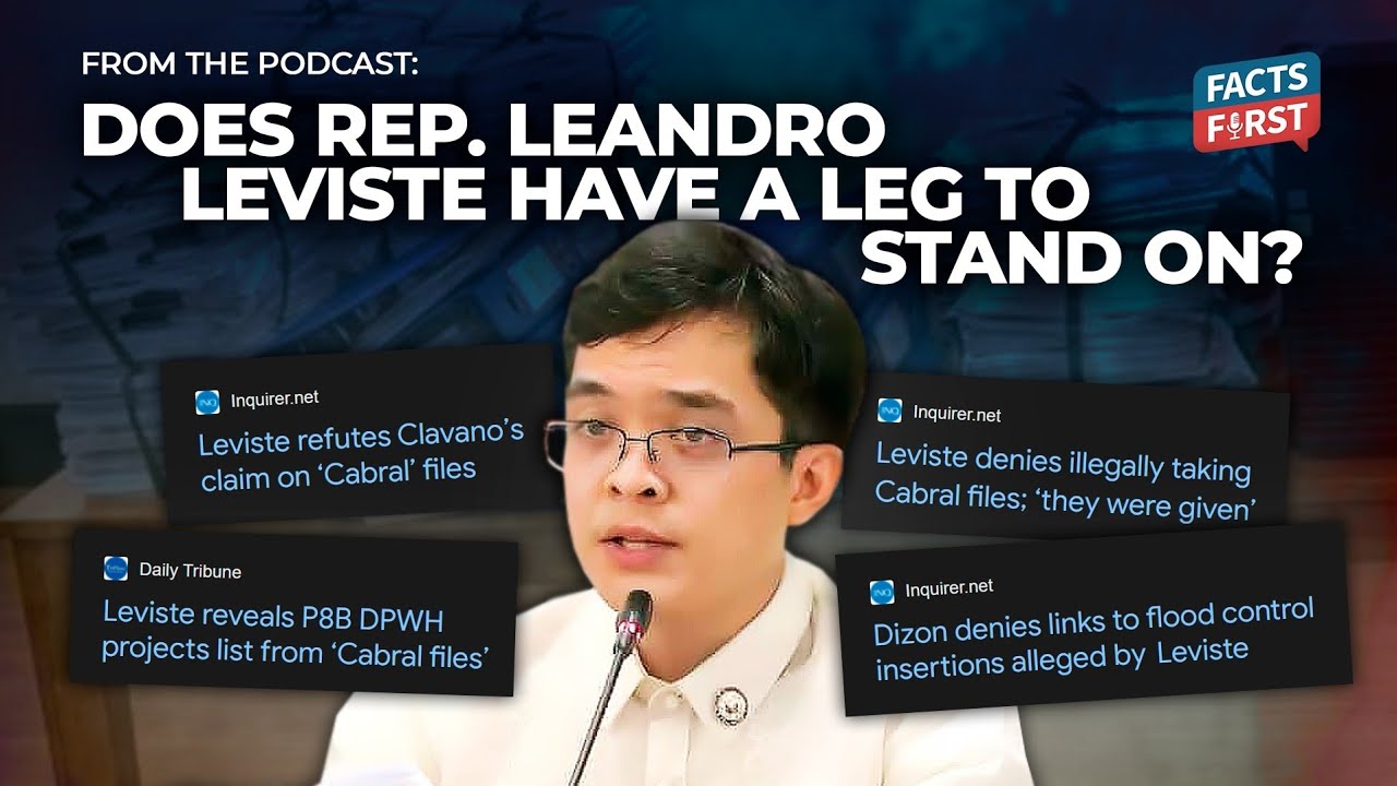 What is Cong. Leviste really up to?