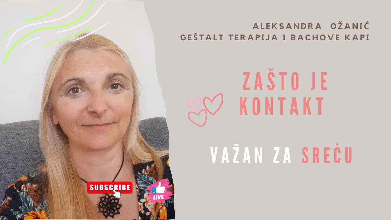 Zašto je kontakt važan za sreću? Vježba svjesnosti i kontakta