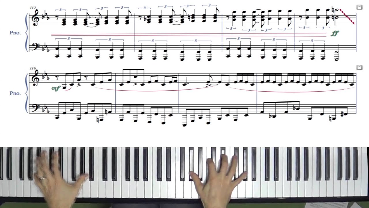 "The Entertainer" Insanely Difficult Jazz Arrangement With Sheet Music by Jacob Koller