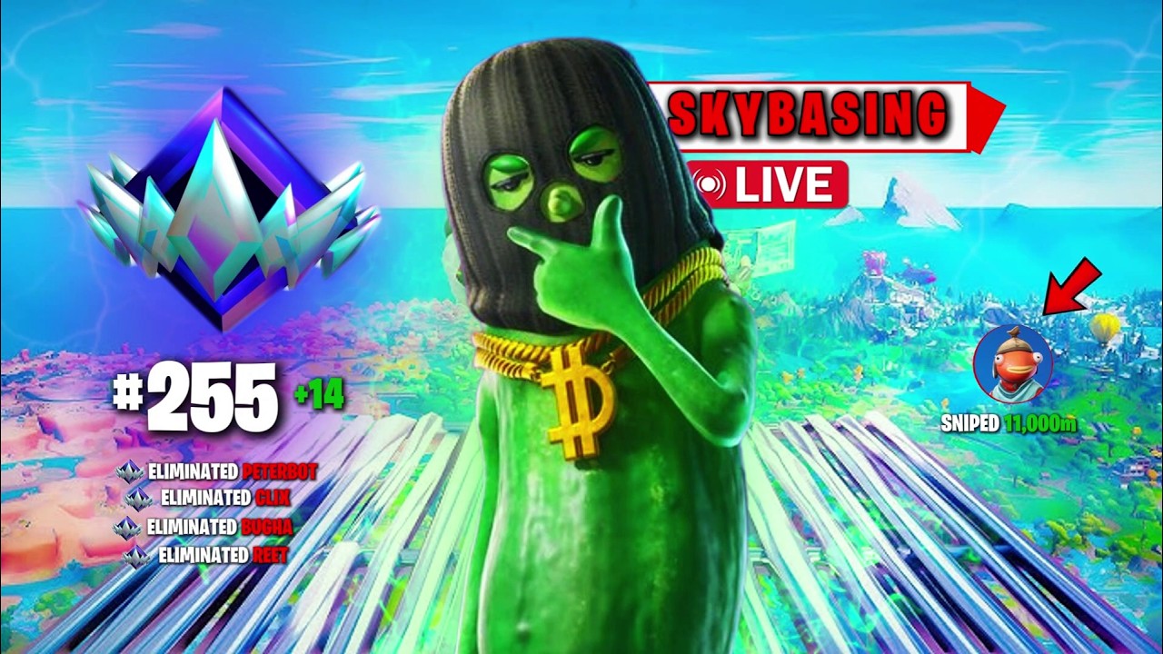 🔴Live || Solo Ranked (Skybasing Only)! 🥒😱