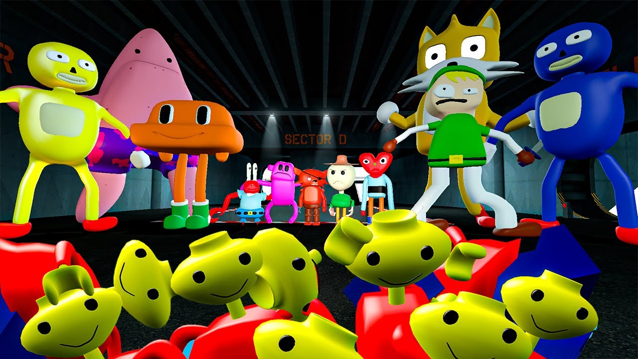 SPARTAN KICK ALL SANIC 3D MEMES CLONES!!! IN GARRY`S MOD!!