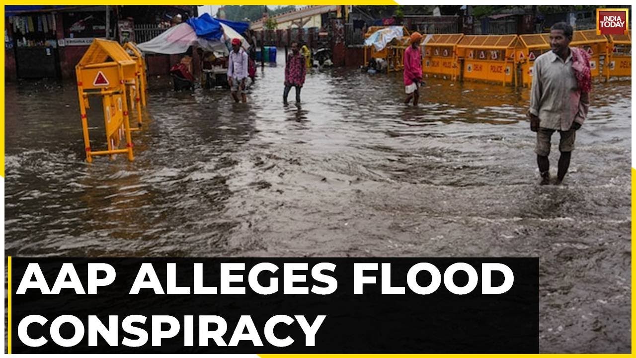 Delhi Flood Havoc: BJP Slams AAP Government Over Waterlogging