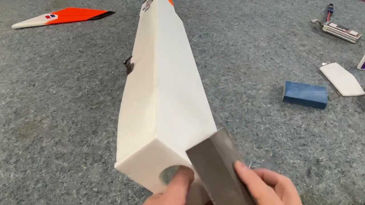 MS Avro Arrow video 7 - tail cone fitting