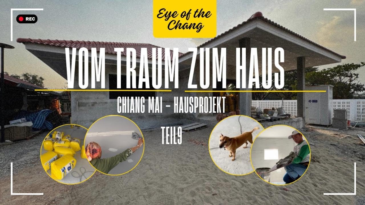 Gute und schlechte Tage auf der Baustelle 👍🏻 vs 👎🏼 -  Teil 9 Hausbau in Thailand 🏡🇹🇭