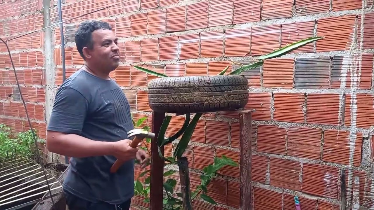 FAZENDO UM SUPORTE PRA PITAIA. 