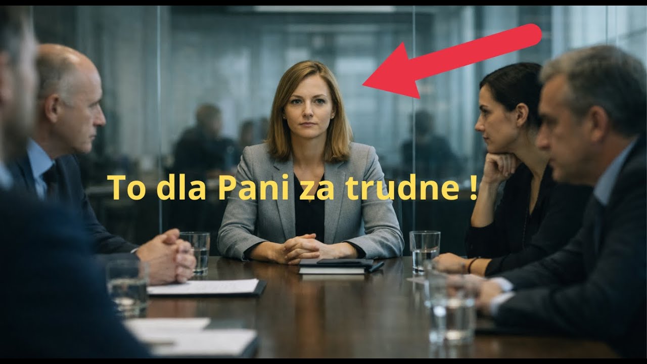 Podczas rozmowy powiedzieli: „To za trudne dla pani” — po chwili w sali zapadła cisza !
