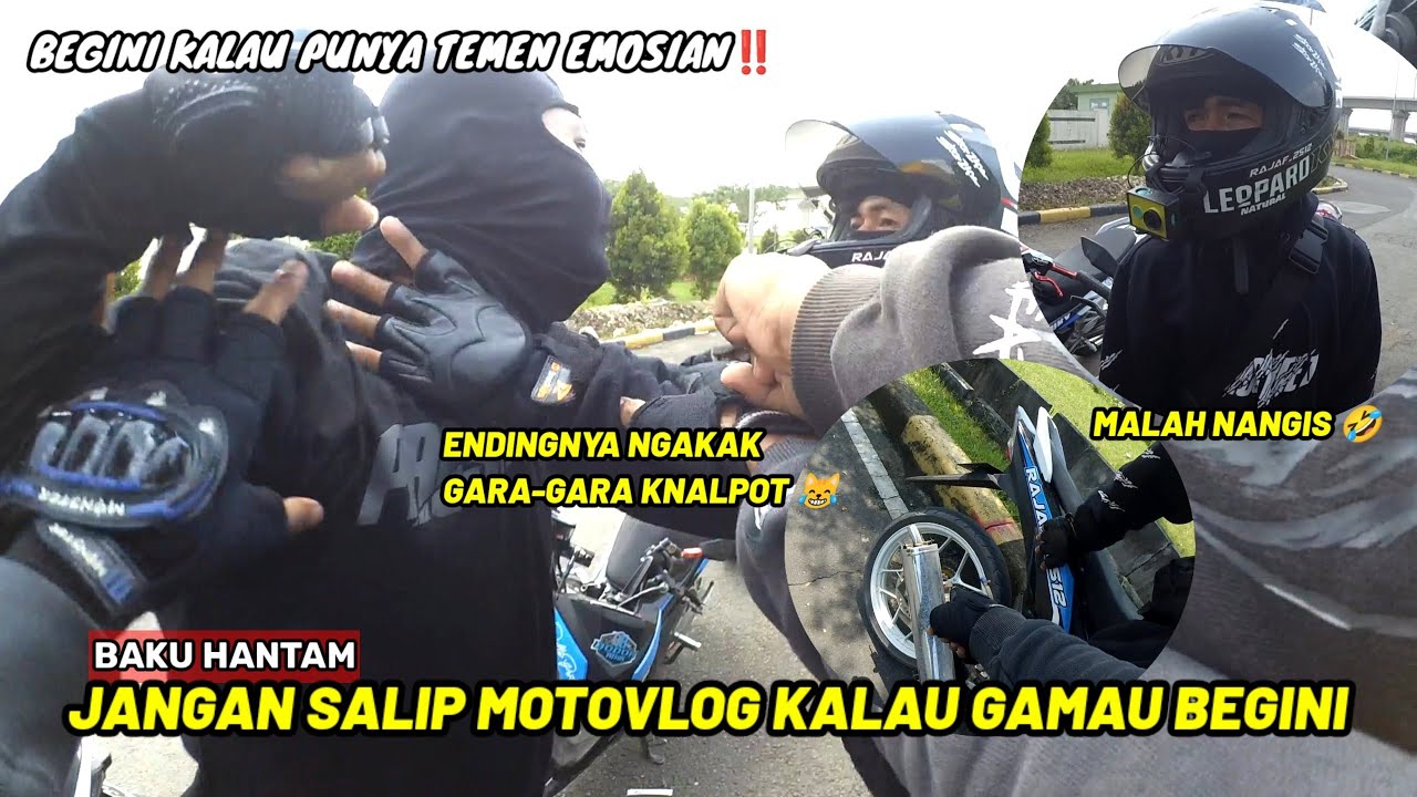 CUMA MASALAH SEPELE BIKIN JADI RIBUT DIJALAN SEPI - MOTOVLOG #128