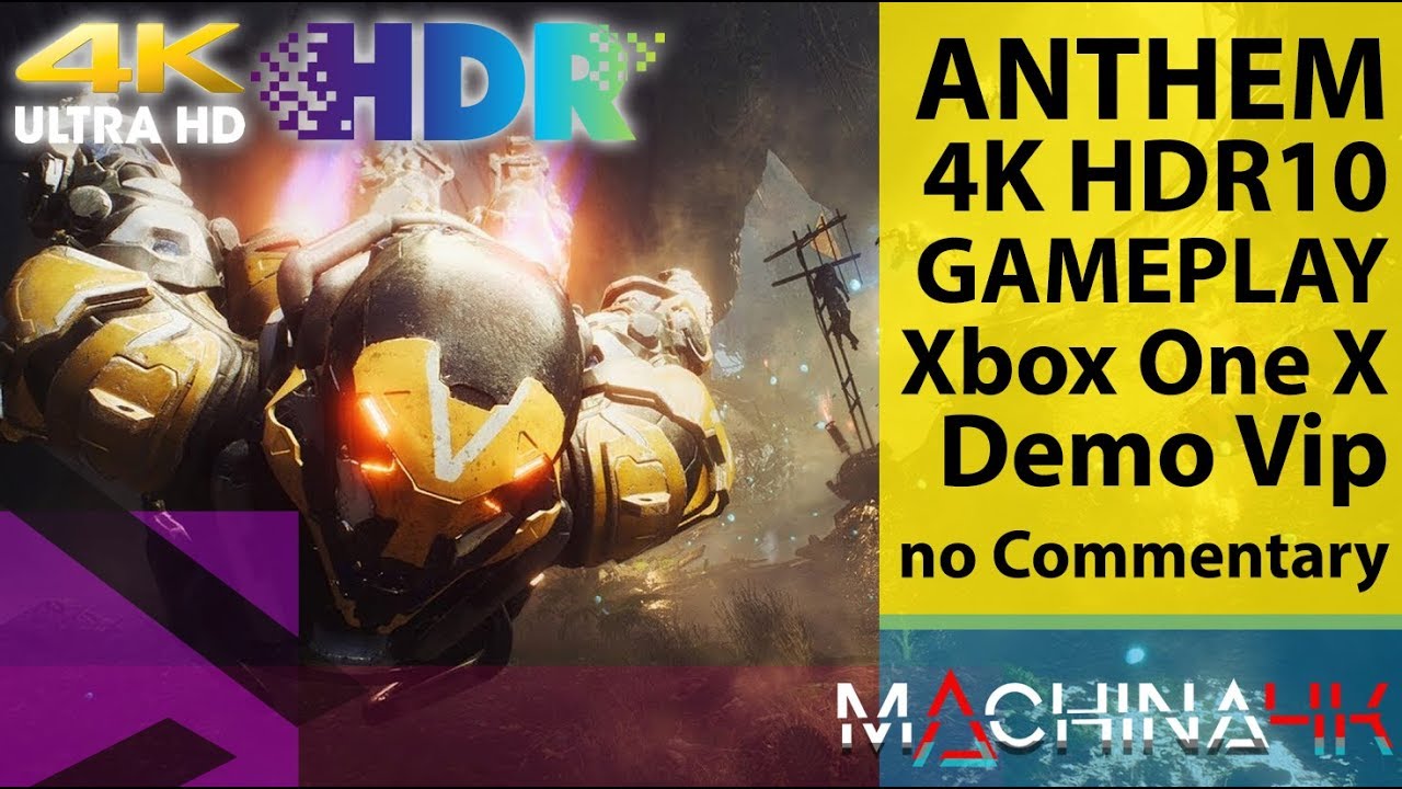 ANTHEM GAMEPLAY 4K HDR XBOX ONE X | Demo Vip No Commentary