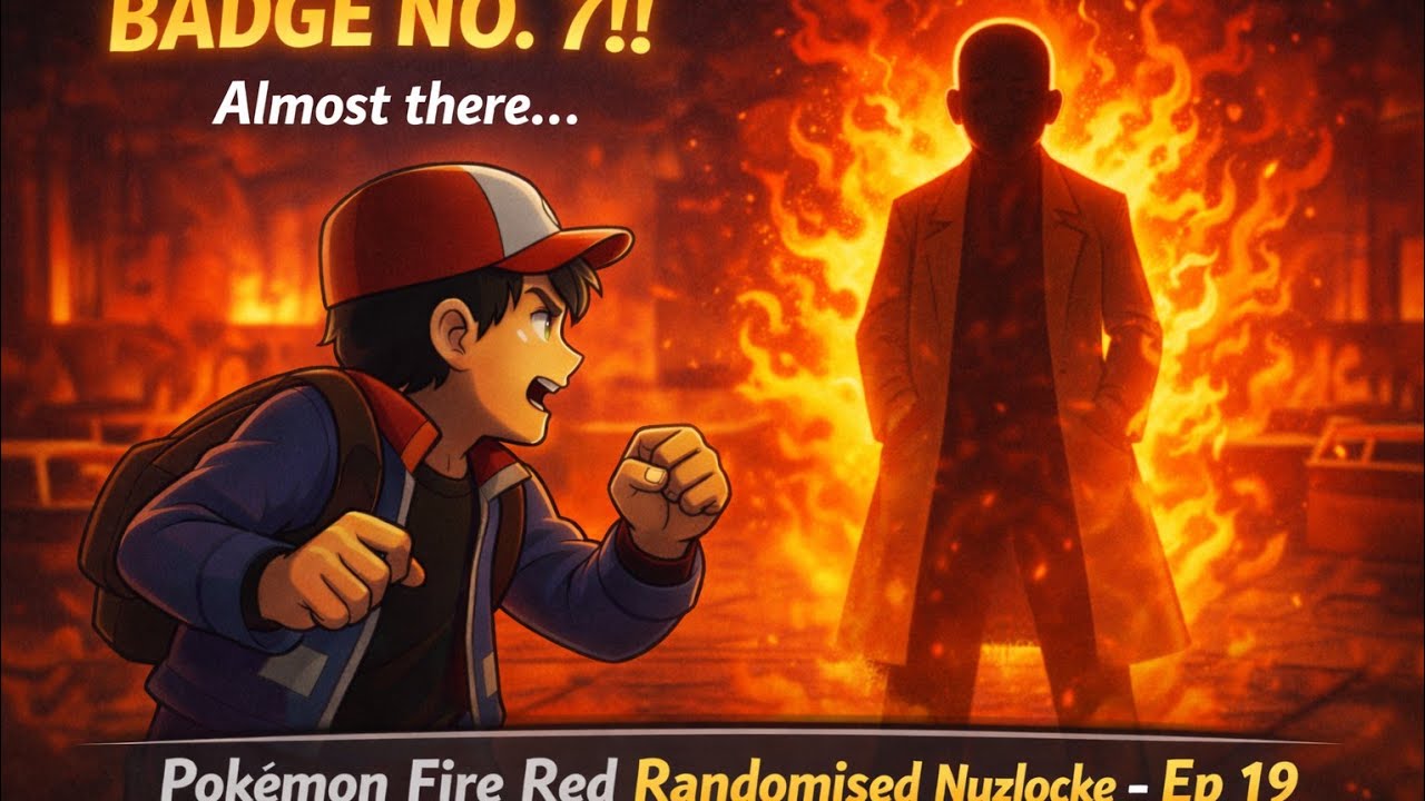 BADGE NO  7!! Almost there...Fire Red Randomised Nuzlocke Ep 19