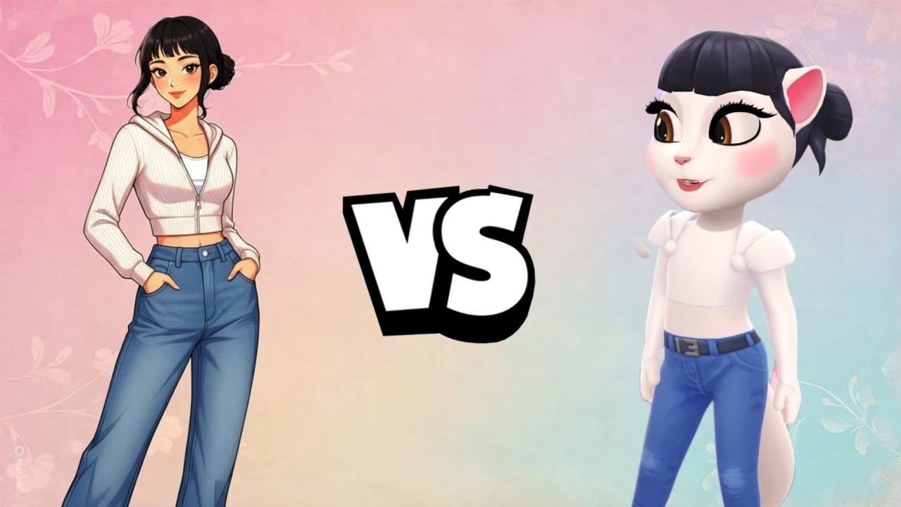 Zoey from K-Pop: Demon Hunters Cosplay My Talking Angela 2 New Update