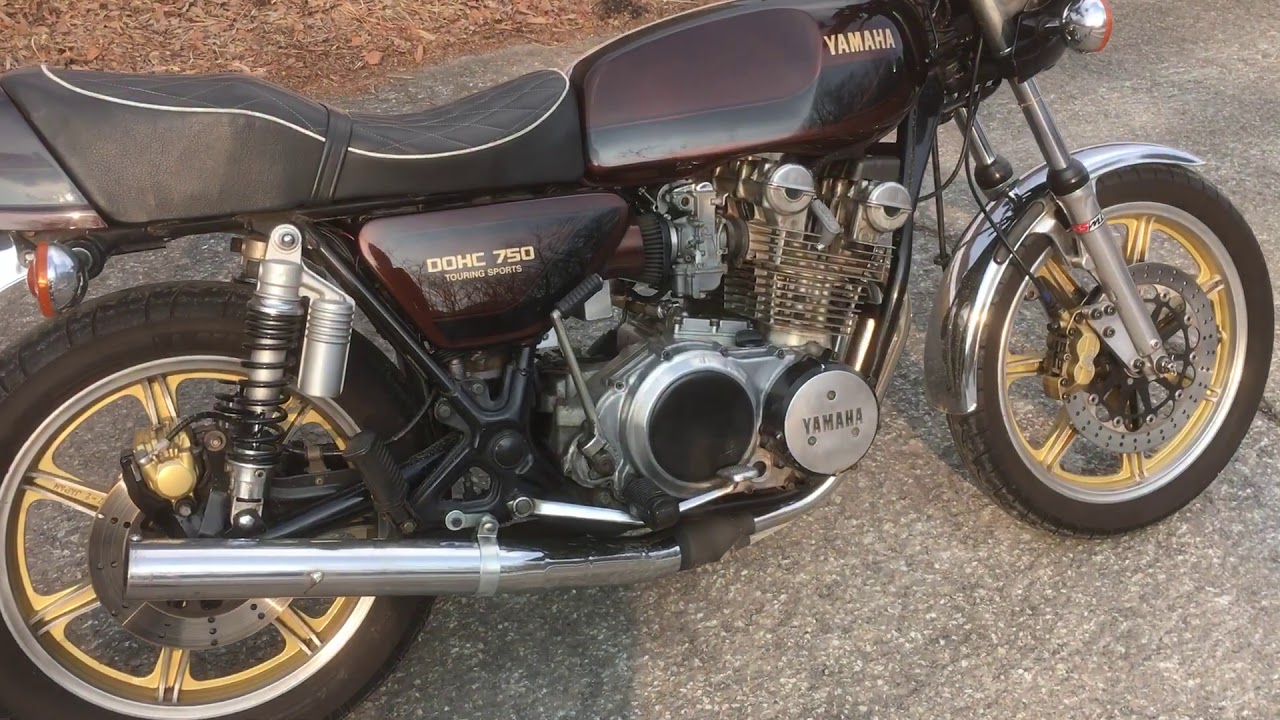 YAMAHA 1977 GX750/XS750 marving exhaust CDI Rev-limiter ヤマハ発動機 3気筒エンジン 当時物マービンク集合管 レブリミット作動
