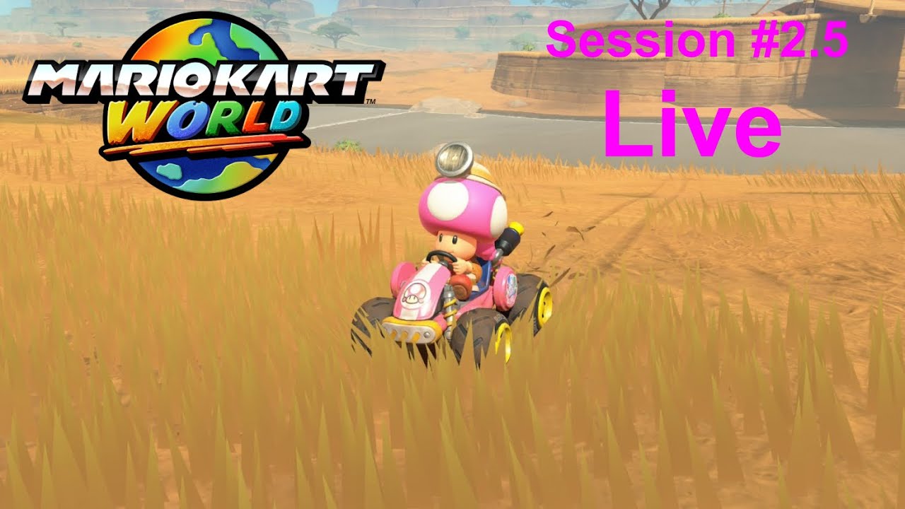 Mario Kart World Stream #2.5 My Computer crashed...