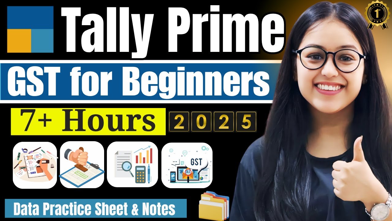 Tally Prime with GST for Beginners – Complete Course in Hindi | Accounting & Taxation Made Easy