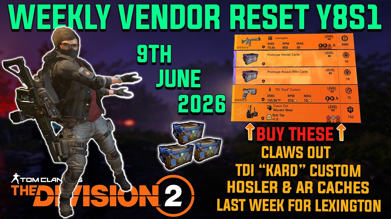 The Division 2 | Stretch Goals FINAL Week! Vendor + Escalation Reset (June 9, 2026)