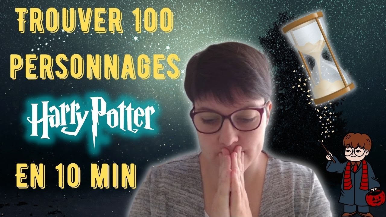[100 personnages Harry Potter ⚡ en 10 MIN] Je pensais faire pire 😂