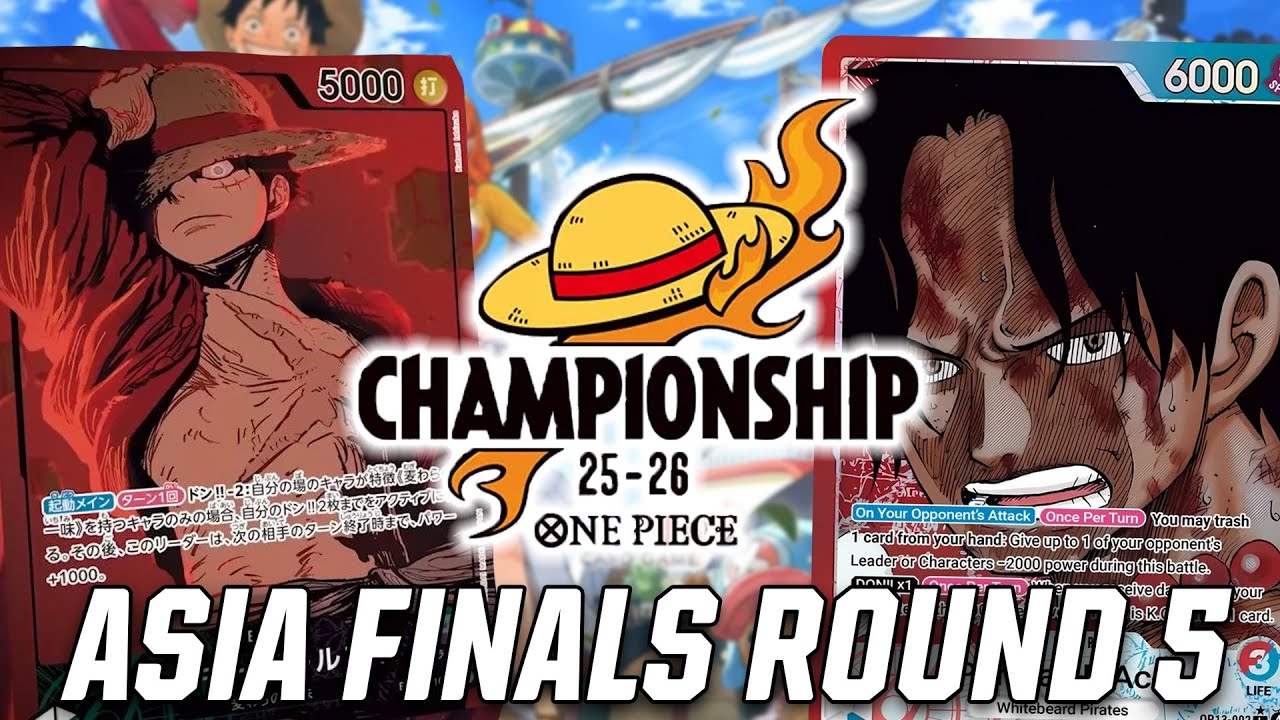 [OP14] EB02 GP Luffy vs OP13 Ace || Asia Finals Round 5 One Piece Trading Card Game