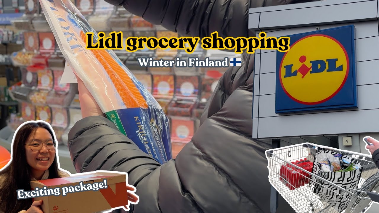 New microphone & Lidl grocery shopping in Finland - Winter in Finland 🇫🇮