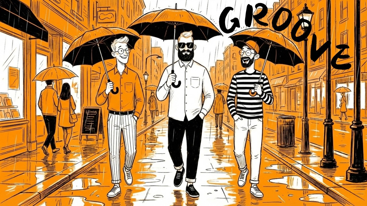 Feel the Groove from the First Beat 😎 Rainy Urban Jazzhop for Work & Focus