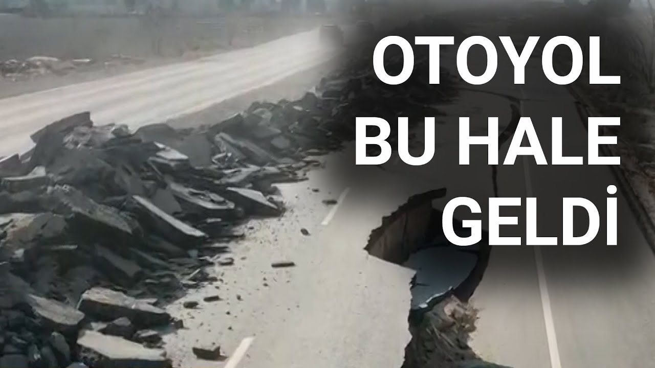 @NTV  Hatay'da karayolu kağıt gibi yırtıldı