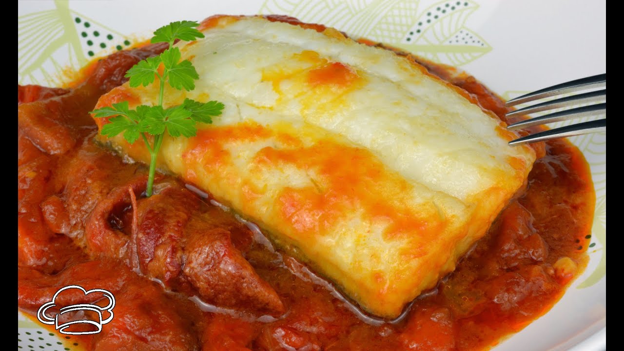 Bacalao a la riojana con pimientos asados y Bacalao Giraldo