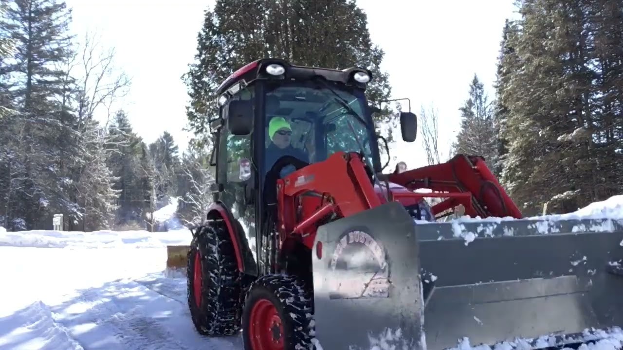 Kioti ck3510se  Worksaver Snow  Pusher