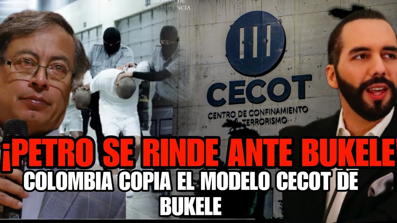 SE PRENDIO ESTA MIERD🔥GUSTAVO PETRO LE COPIA EL CECOT A BUKELE PARA COLOMBIA 