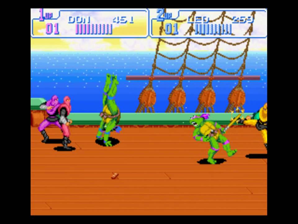 Teenage Mutant Ninja Turtles 4 - Turtles In Time - Level 6