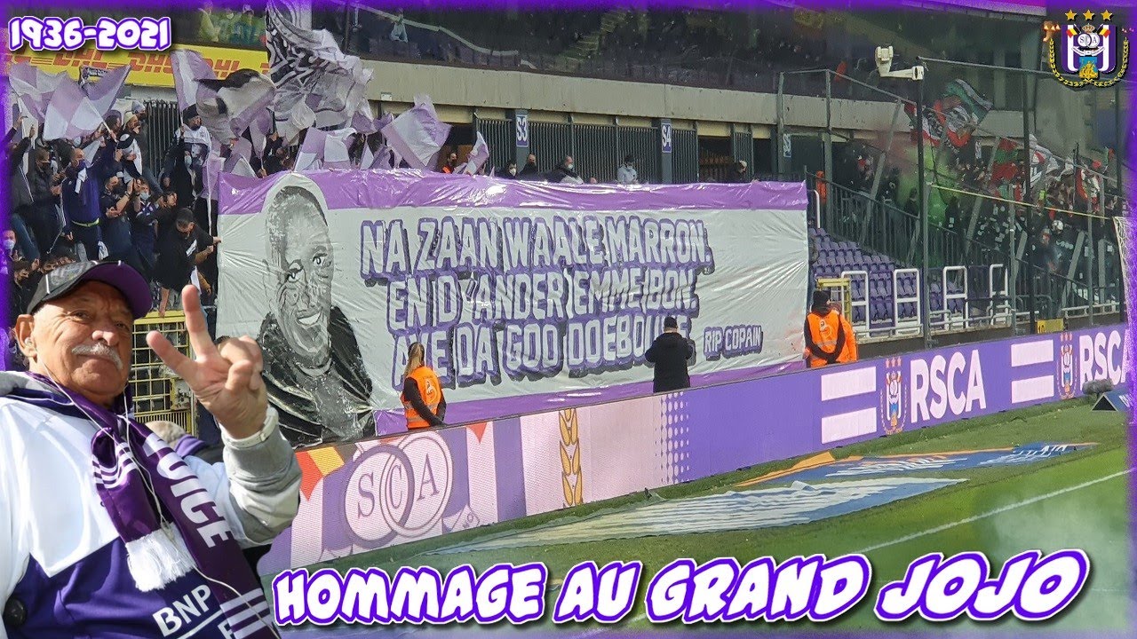 Hommage au Grand Jojo | au Lotto Park [ Anderlecht Champion ] (1936-2021) 😘