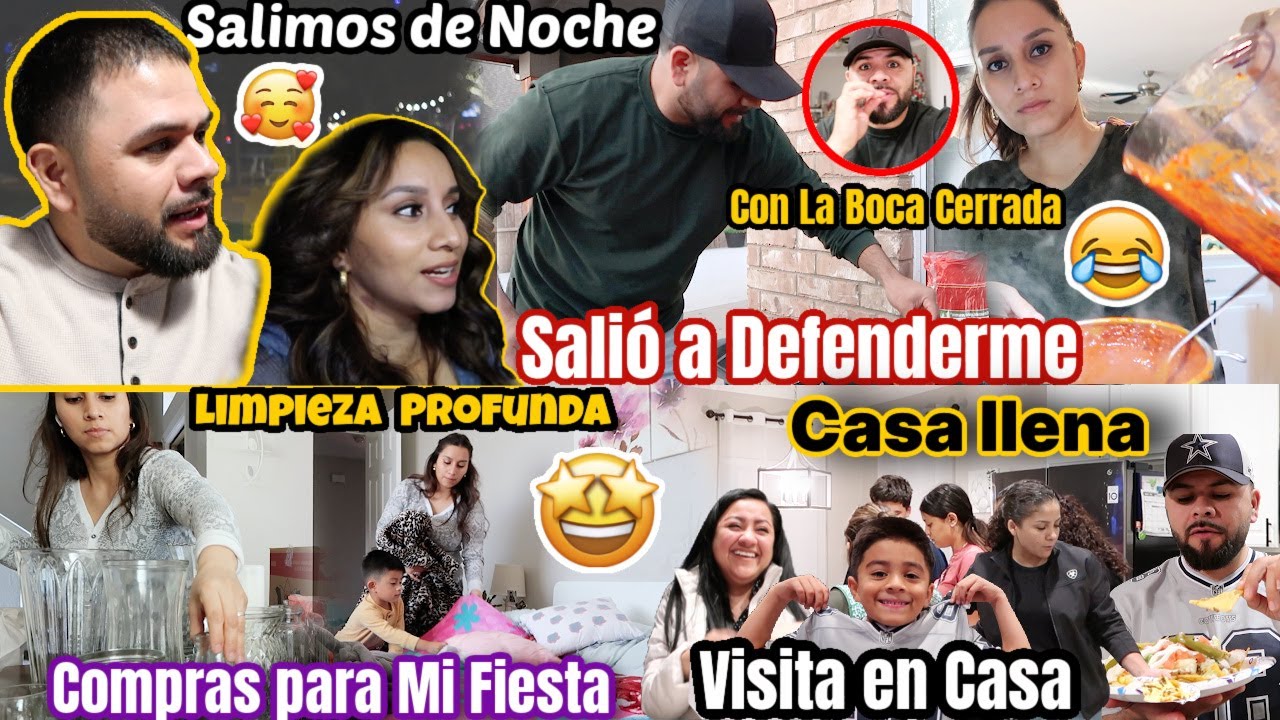 Mi ESPOSO SALIÓ A DEFENDERME‼️🙈 | llegó VISITA a Nuestra CASA!