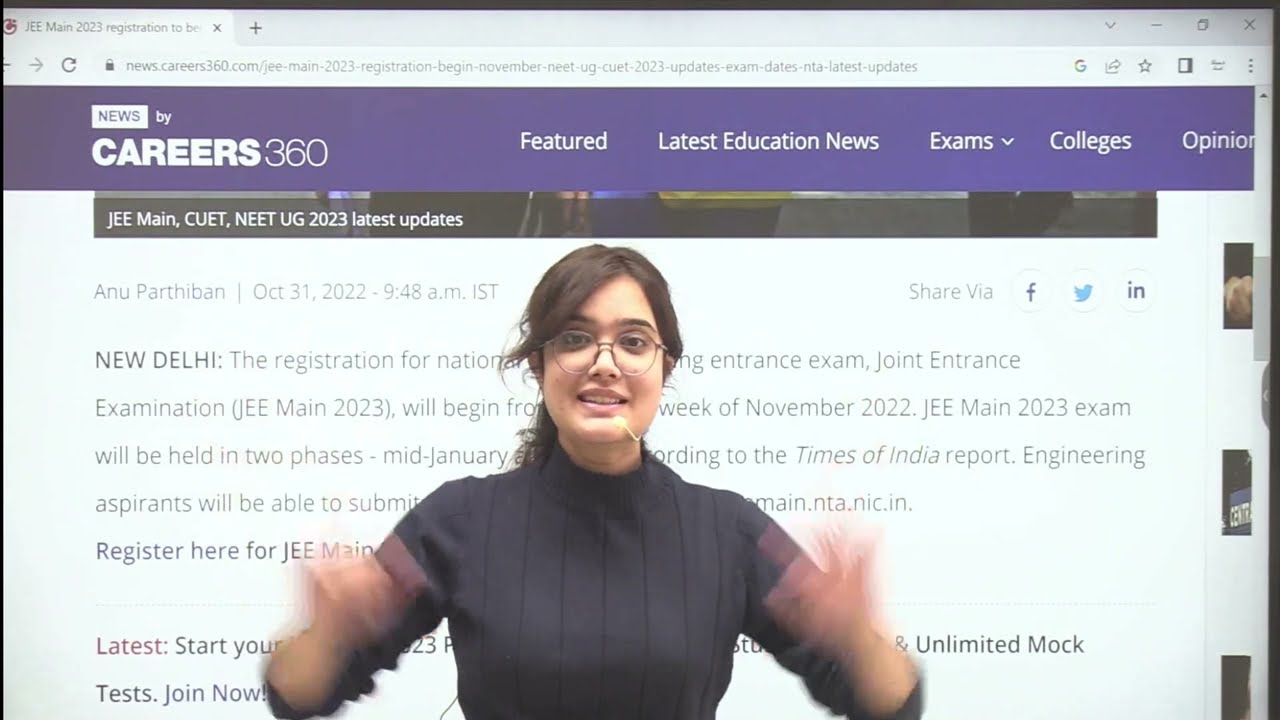 CUET JEE NEET 2023 LATEST UPDATE | Exam dates announced | CUET twice a year?  #jee #neet #cuet2023