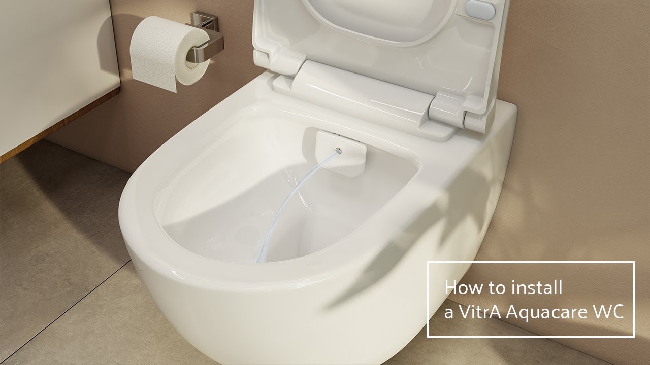 How to install a VitrA Aquacare WC