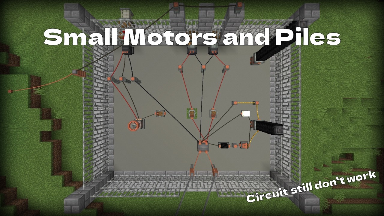 Small Motors And Piles | Create Power Grid Tutorial/Info