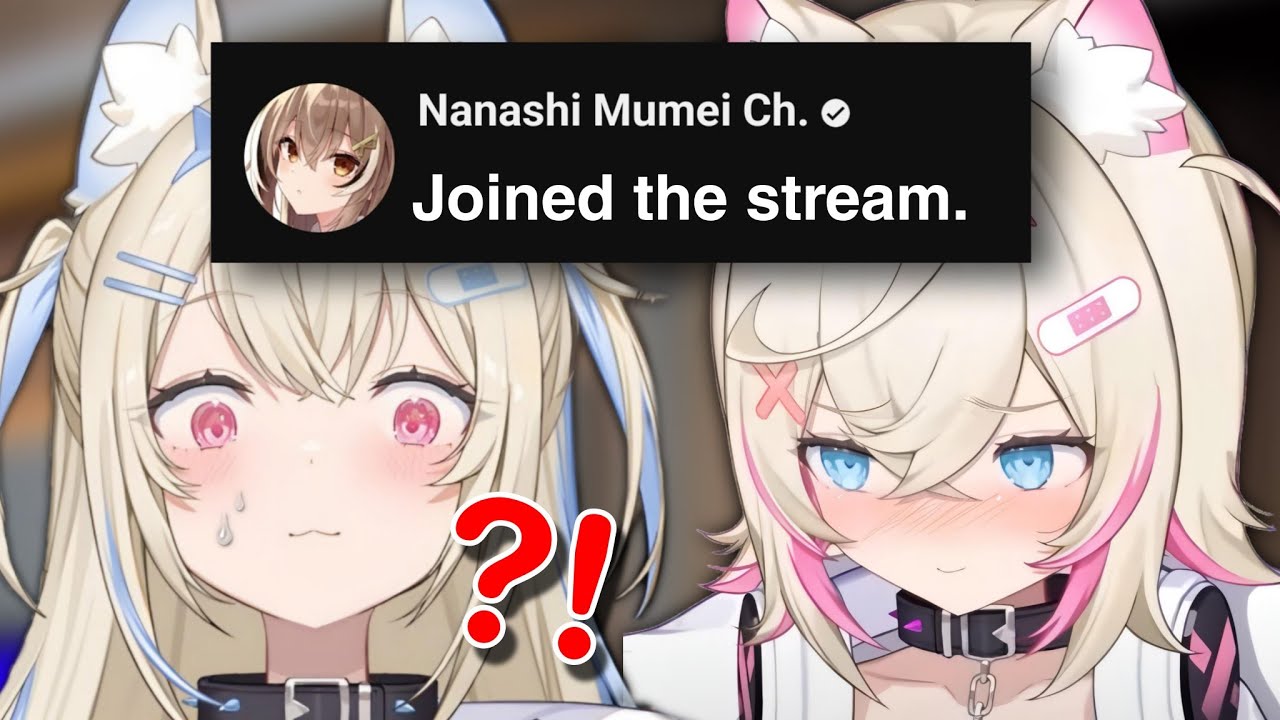 Mumei Joins FUWAMOCO Stream at Perfect Timing