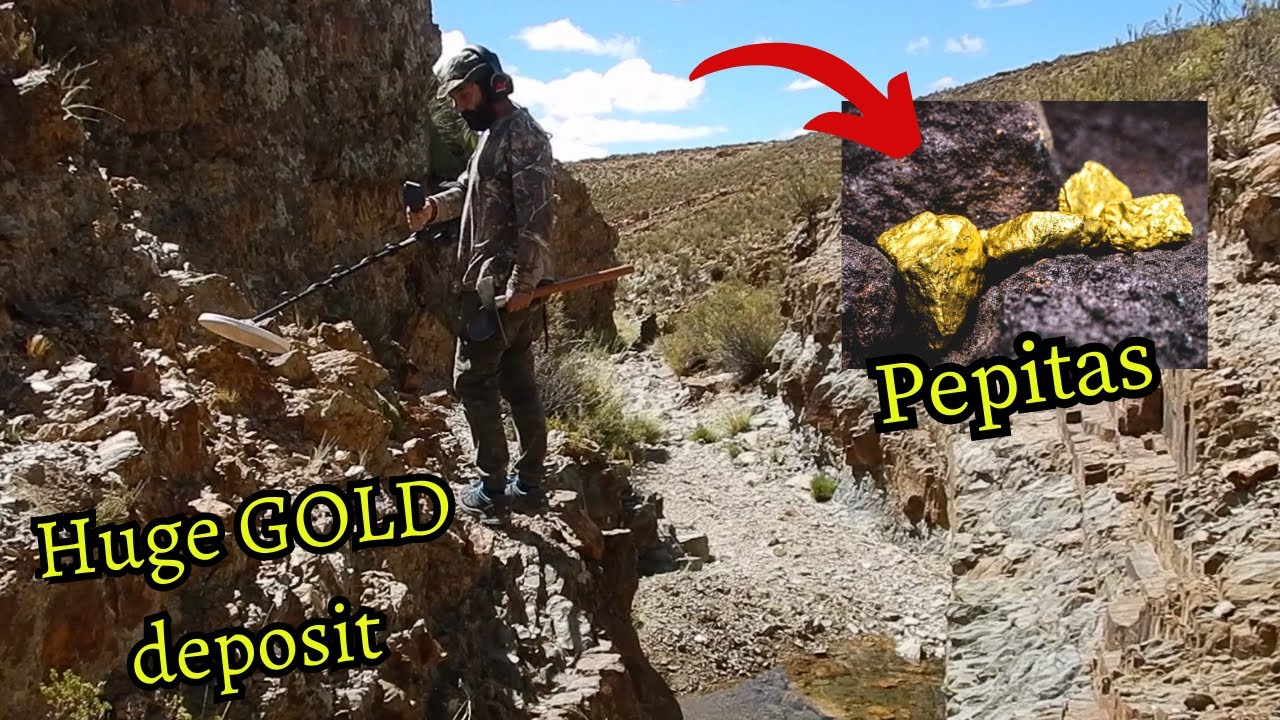 Buscar ORO.En Depositos de ORO. Mira lo que encuentro. Gold deposit found.#1