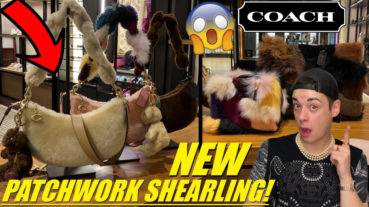 NEW Coach Patchwork Shearling Collection? + NEW Mira Shoulder Bags! *Shop With Me*