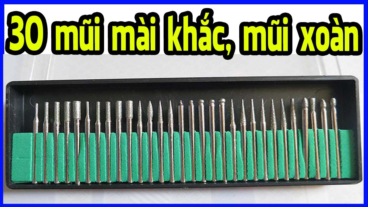 Mũi khắc chữ, bộ 30 mũi khắc đa năng ✅ #SPTshop 15