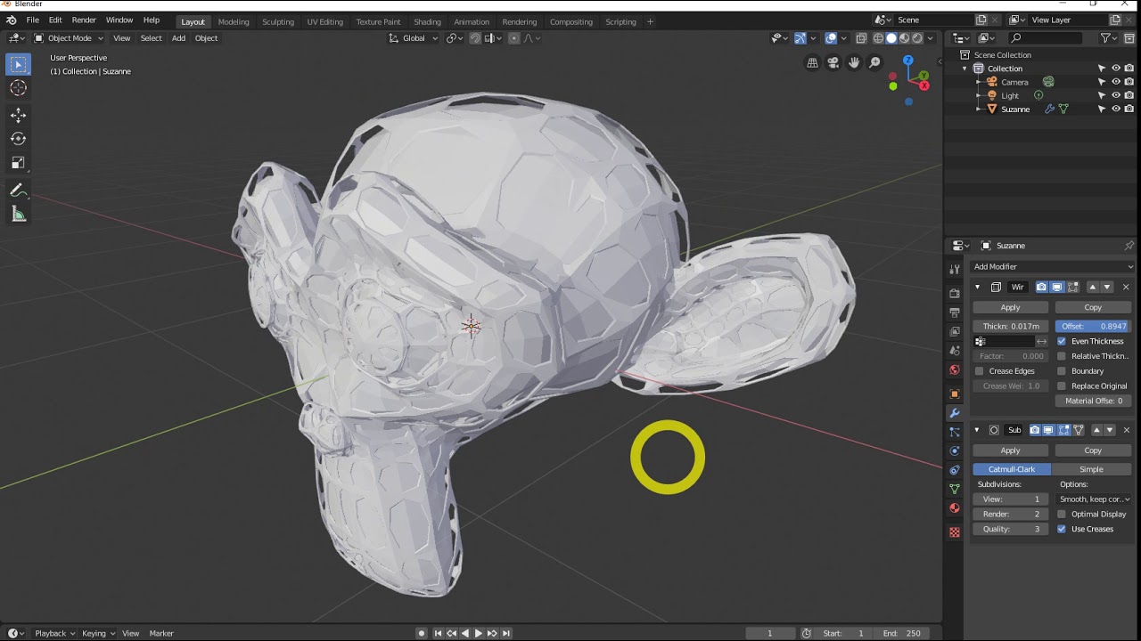 All Blender 2.8 modifiers explained. (updated) | wireframe modifier in blender 2.8 tutorial