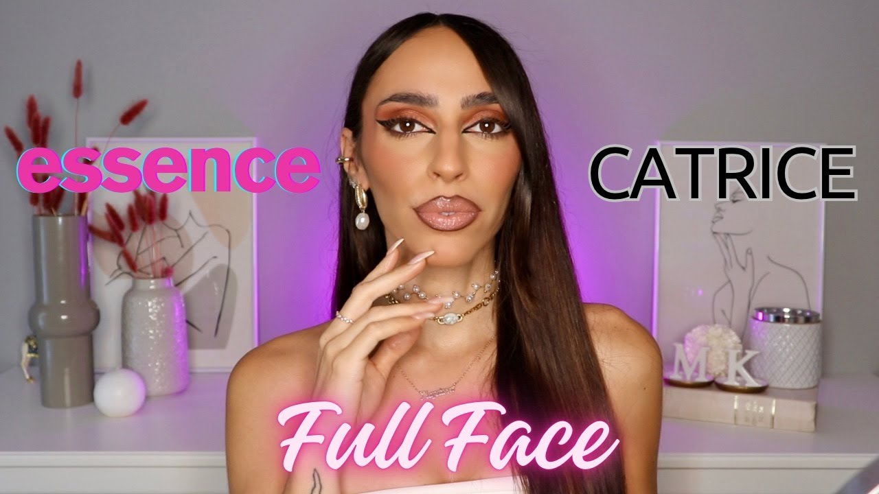 ESSENCE & CATRICE FULL FACE MAKEUP||MARIANNA KALAFATI