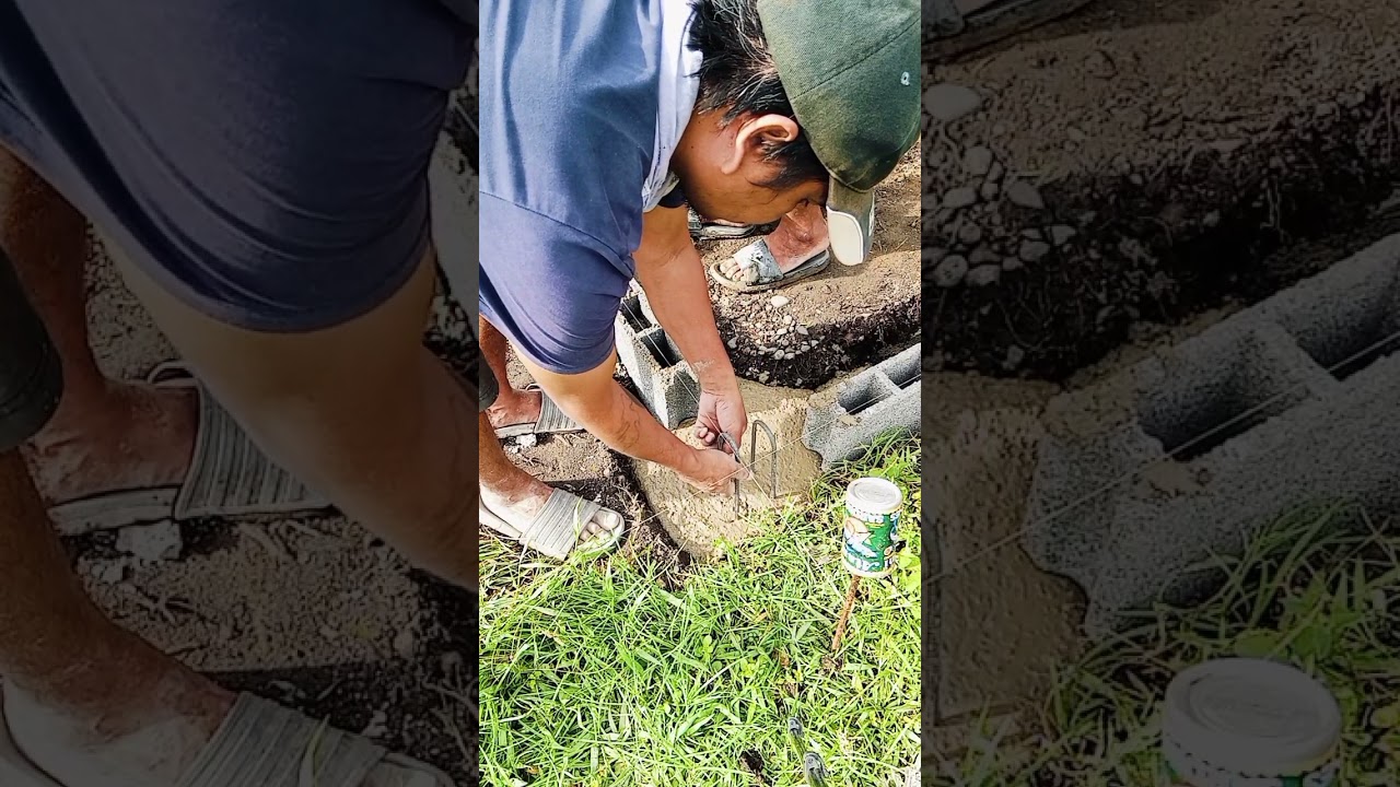 footing para sa poste na tubo