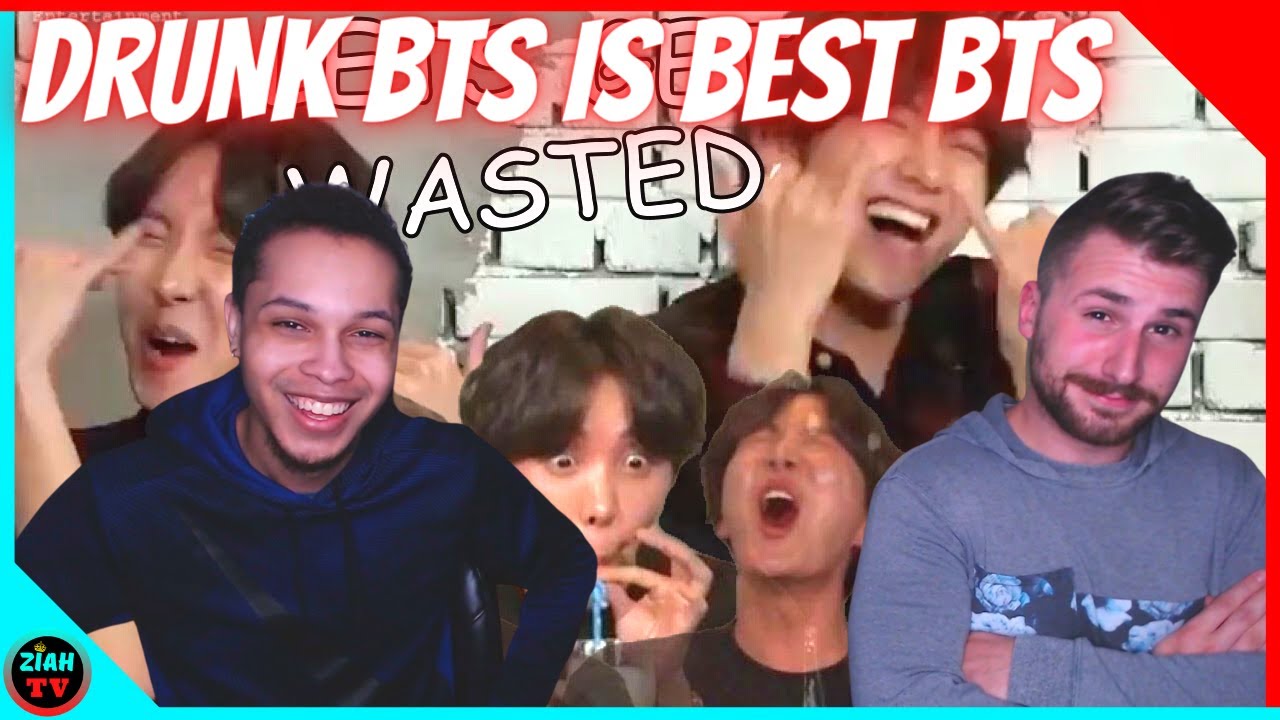 Пьяные BTS — лучшие BTS — РЕАКЦИЯ!