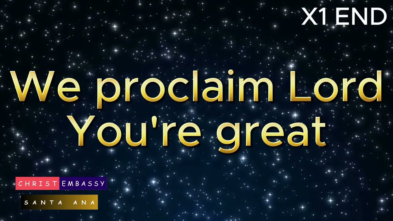 You Are The Christ by Loveworld Singers Instrumental
