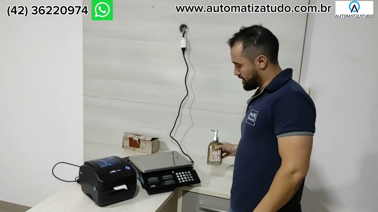 Balança Prix 3 Fit com impressora IT400M Toledo imprime etiquetas adesivas e Nova tabela Nutricional