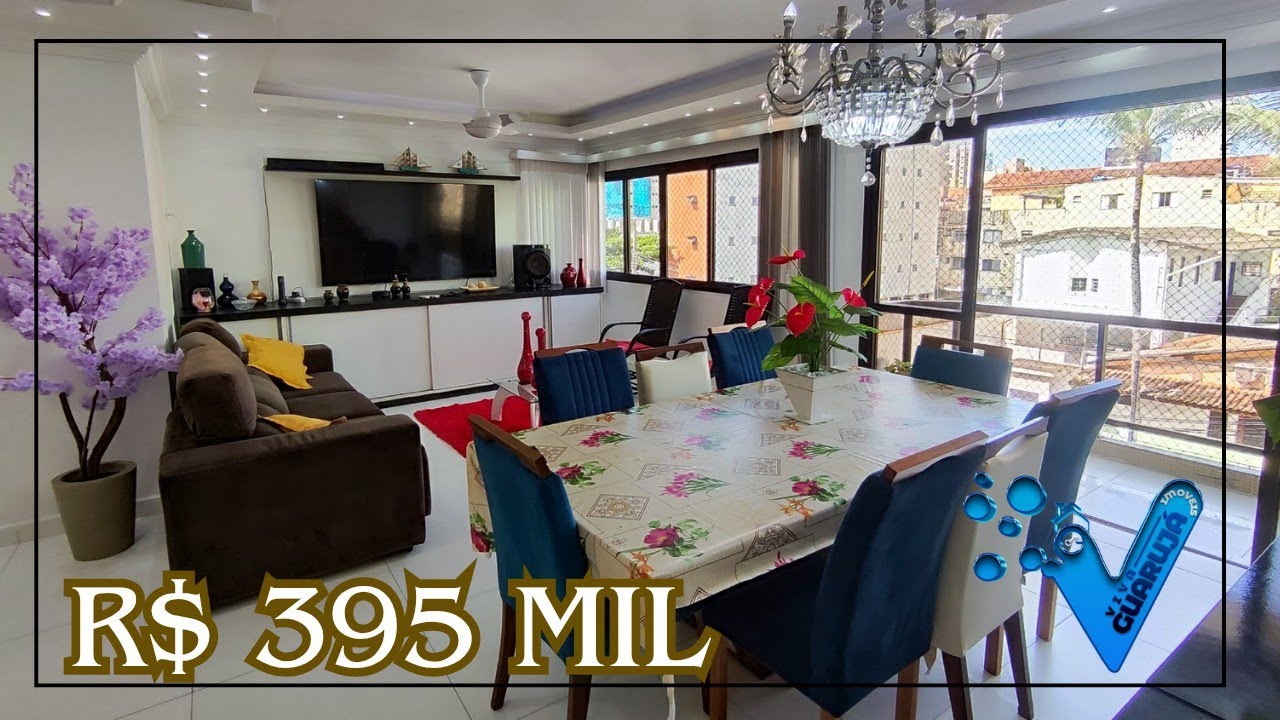 Vendido l Apartamento à VENDA com 3 dormitórios Enseada Guarujá