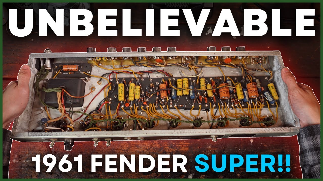 It does NOT get better than this... | 1961 Fender *Super* 6G4a Amp Repair - Pt. 1