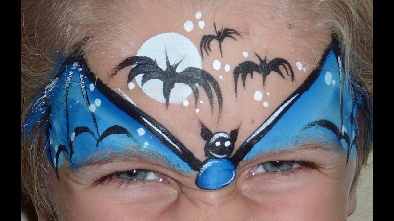 Halloween Face Painting - Bat